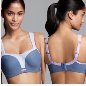 PANACHE Sport Hi Impact Full-Busted Underwire Grey Lavendar 38G (4D)